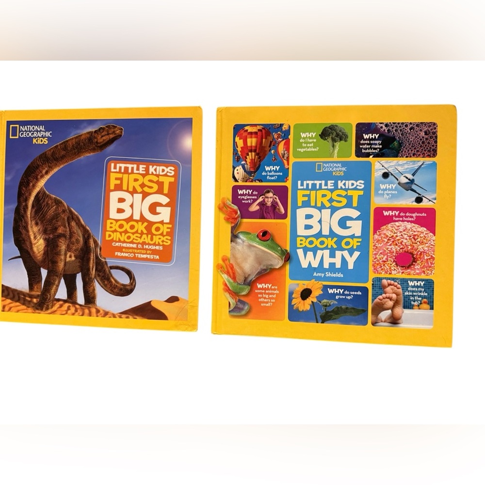 National Geographic Kids First Big BookSet Big Book of Dinosaurs Big Book of Why